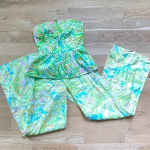 Elephant ear beachy linen wide leg flare pants by Lilly Pulitzer